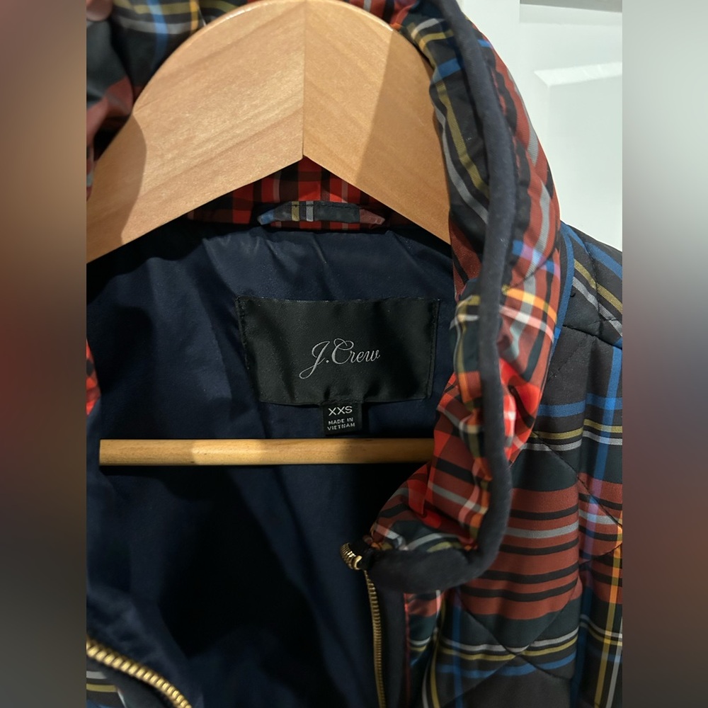J. Crew Tartan Holiday Plaid Vest - Picture 2 of 4